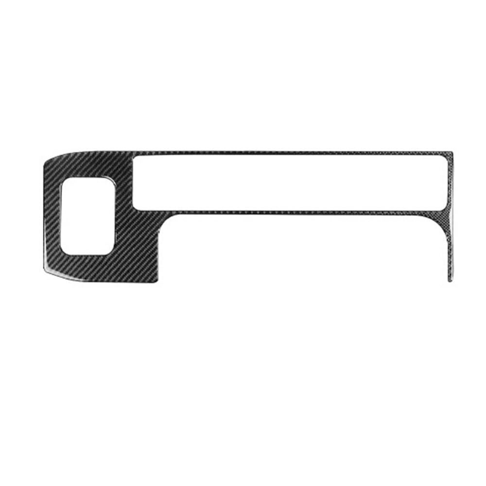 XRLHMP Kompatibel mit BMW Z3 E36 1998-2002, Echtkohlefaser-Konsole, Schalttafel, dekorative Abdeckung, Autoinnenausstattung, Dekorationsaufkleber(Black) von XRLHMP