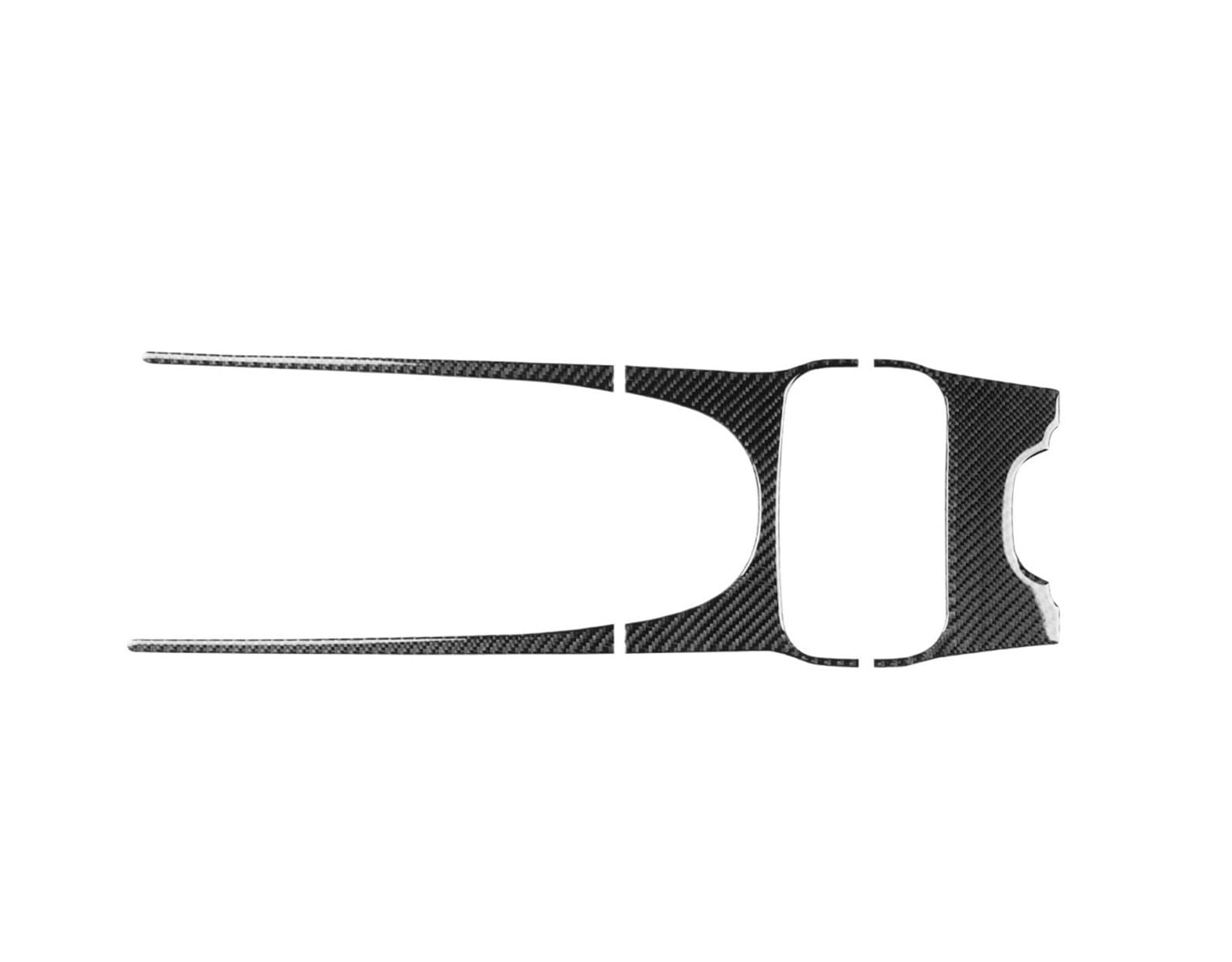 XRLHMP Kompatibel mit Chevrolet Impala Innenausstattung 2006-2013 Echtkohlefaser Auto Zentralsteuerung Schalttafel Tachometer Aufkleber Auto(2) von XRLHMP