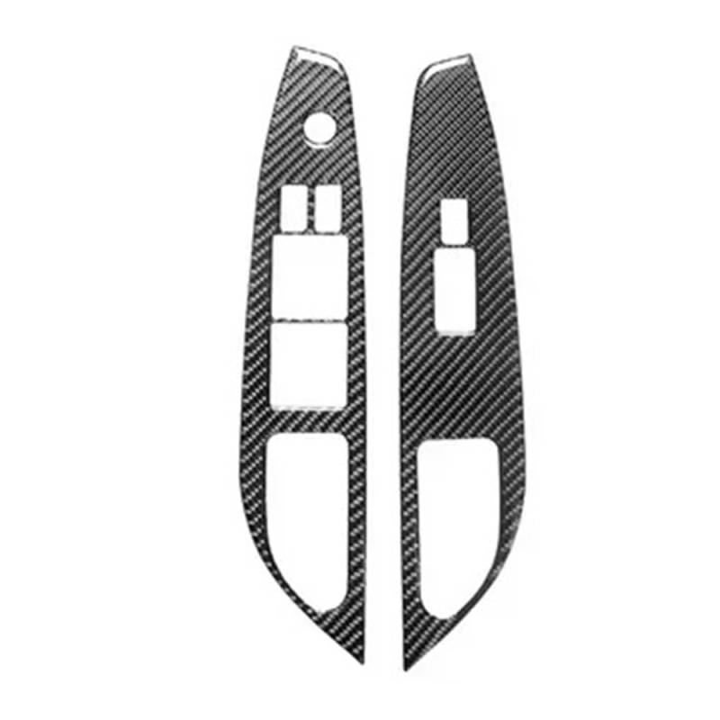 XRLHMP Kompatibel mit Infiniti G37 Sedan 2010-2013, Carbonfaser-Autoschutz-Patch, vollständige Teile, Innendekoration, alle Autoaufkleber, Zubehör(Front Window Lift) von XRLHMP