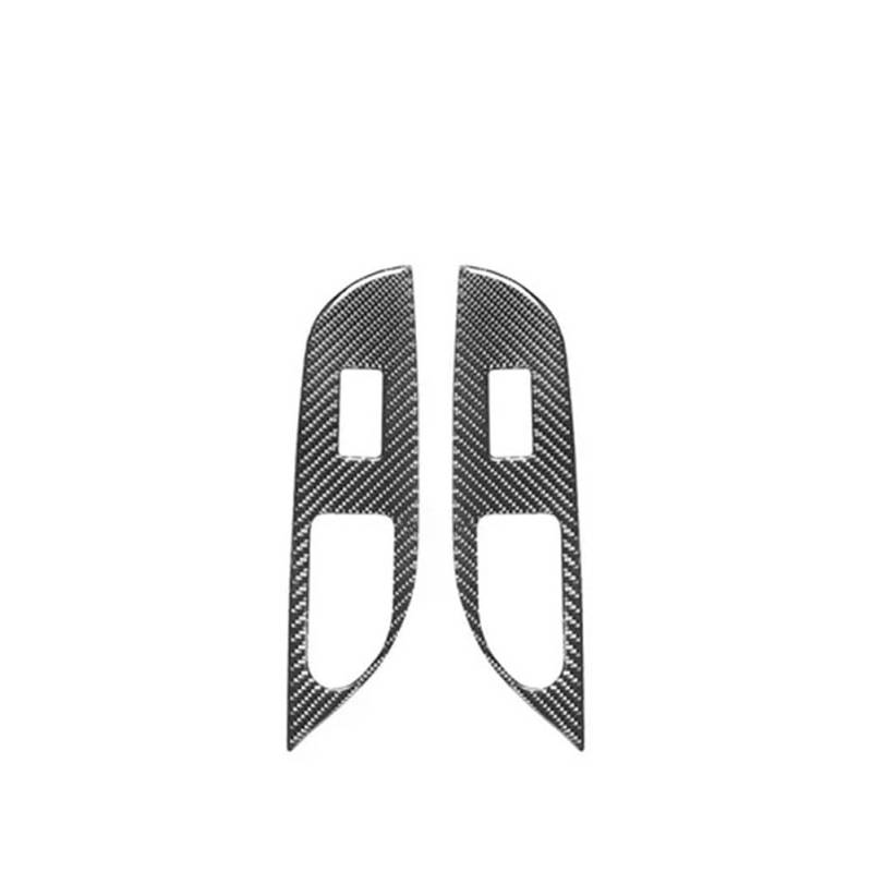 XRLHMP Kompatibel mit Infiniti G37 Sedan 2010-2013, Carbonfaser-Autoschutz-Patch, vollständige Teile, Innendekoration, alle Autoaufkleber, Zubehör(Rear Window Lift) von XRLHMP