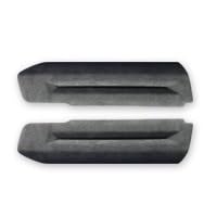 XRLHMP Kompatibel mit LHD und RHD Ford Mustang 2015 2016 2017 2018 2019 2020 2021 2022 Alcantara-Wildleder-Overlay-Paneelen an Tür, Lenkrad, Getriebe(Door Handle Panel) von XRLHMP
