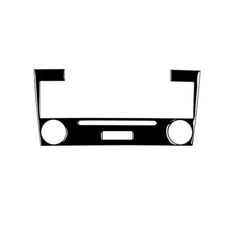 XRLHMP Kompatibel mit Mercedes-Benz C-Klasse W203 2005–2007, Piano Black, Schalthebel, Fensterheber, Luftauslass, Armaturenbrettverkleidung, Auto-Innenaufkleber(25) von XRLHMP