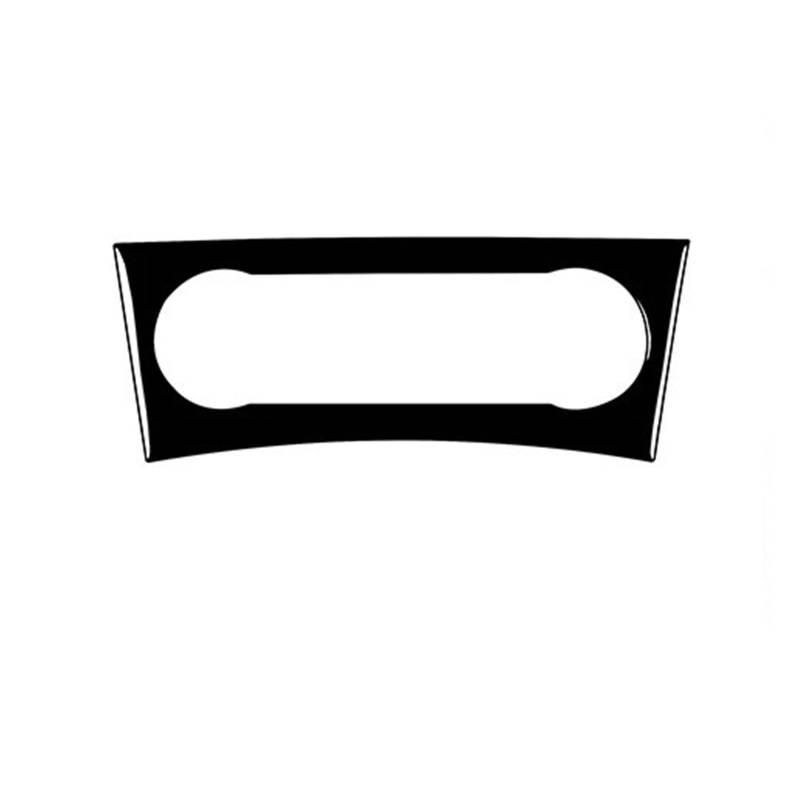 XRLHMP Kompatibel mit Mercedes-Benz C-Klasse W203 2005–2007, Piano Black, Schalthebel, Fensterheber, Luftauslass, Armaturenbrettverkleidung, Auto-Innenaufkleber(26) von XRLHMP