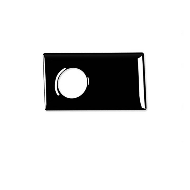 XRLHMP Kompatibel mit Mercedes-Benz C-Klasse W203 2005–2007, Piano Black, Schalthebel, Fensterheber, Luftauslass, Armaturenbrettverkleidung, Auto-Innenaufkleber(K) von XRLHMP