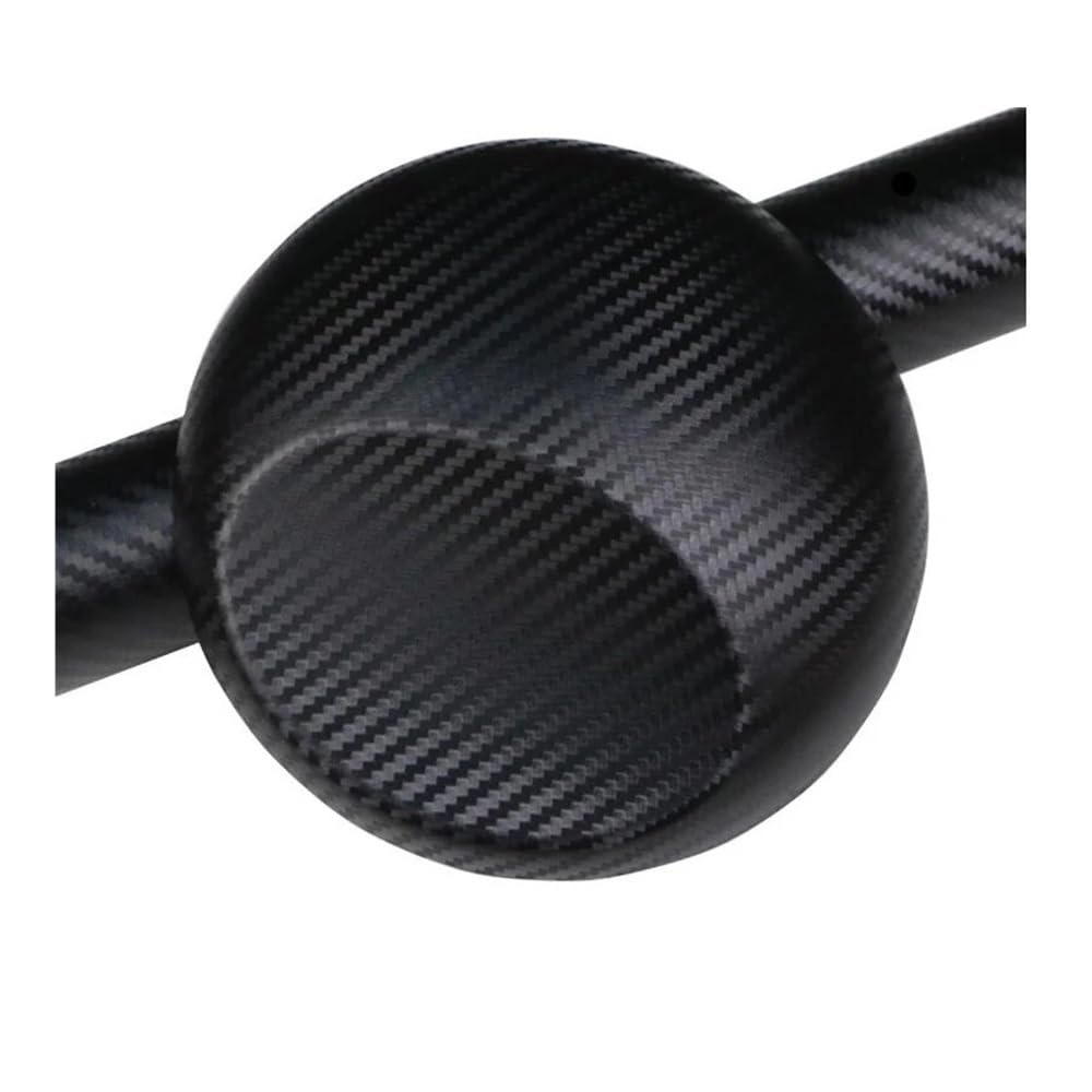 XRLHMP Kompatibel mit Opel Astra J P10, Innenausstattung, zentrales Bedienfeld, Türgriff, 3D/5D, Kohlefaser-Aufkleber, Auto-Styling-Zubehör(3D CF Black,MT-LHD) von XRLHMP