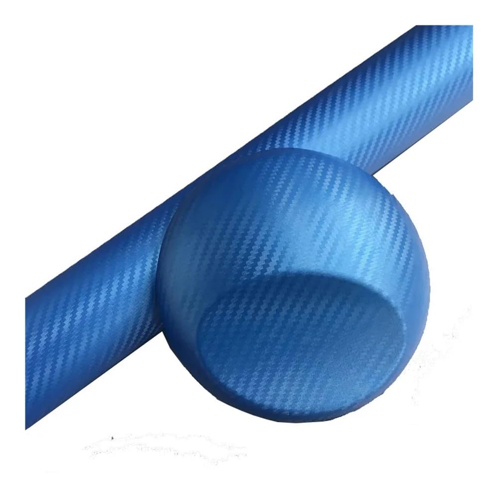 XRLHMP Kompatibel mit Opel Astra J P10, Innenausstattung, zentrales Bedienfeld, Türgriff, 3D/5D, Kohlefaser-Aufkleber, Auto-Styling-Zubehör(3D CF Blue,at-RHD) von XRLHMP