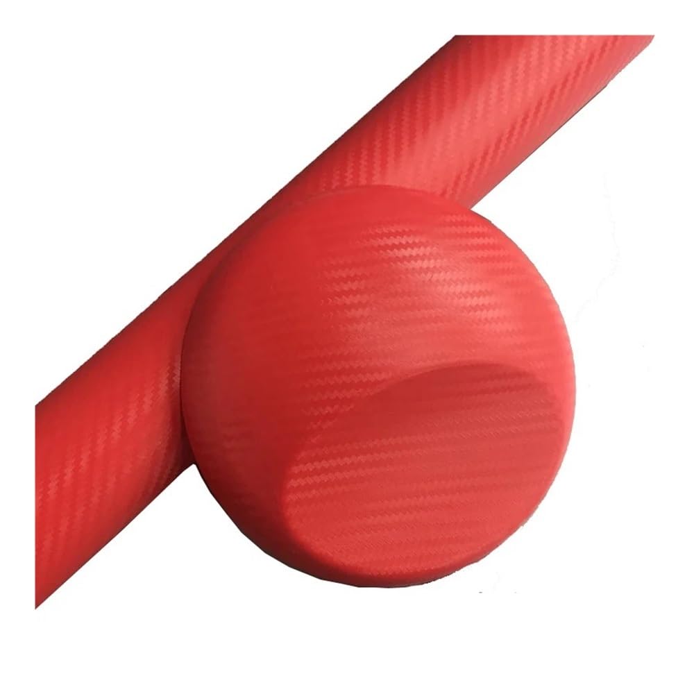 XRLHMP Kompatibel mit Opel Astra J P10, Innenausstattung, zentrales Bedienfeld, Türgriff, 3D/5D, Kohlefaser-Aufkleber, Auto-Styling-Zubehör(3D CF red,MT-RHD) von XRLHMP