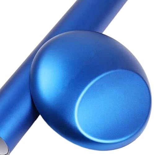XRLHMP Kompatibel mit Opel Astra J P10, Innenausstattung, zentrales Bedienfeld, Türgriff, 3D/5D, Kohlefaser-Aufkleber, Auto-Styling-Zubehör(Ice matt Blue,MT-RHD) von XRLHMP