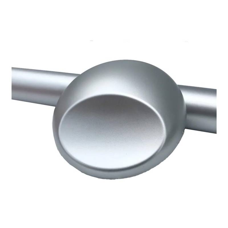 XRLHMP Kompatibel mit Opel Astra J P10, Innenausstattung, zentrales Bedienfeld, Türgriff, 3D/5D, Kohlefaser-Aufkleber, Auto-Styling-Zubehör(Ice matt Silver,at-RHD) von XRLHMP