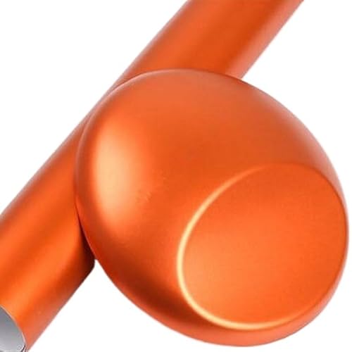 XRLHMP Kompatibel mit Opel Astra J P10, Innenausstattung, zentrales Bedienfeld, Türgriff, 3D/5D, Kohlefaser-Aufkleber, Auto-Styling-Zubehör(Ice matt orange,MT-RHD) von XRLHMP