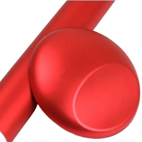XRLHMP Kompatibel mit Opel Astra J P10, Innenausstattung, zentrales Bedienfeld, Türgriff, 3D/5D, Kohlefaser-Aufkleber, Auto-Styling-Zubehör(Ice matt red,MT-RHD) von XRLHMP