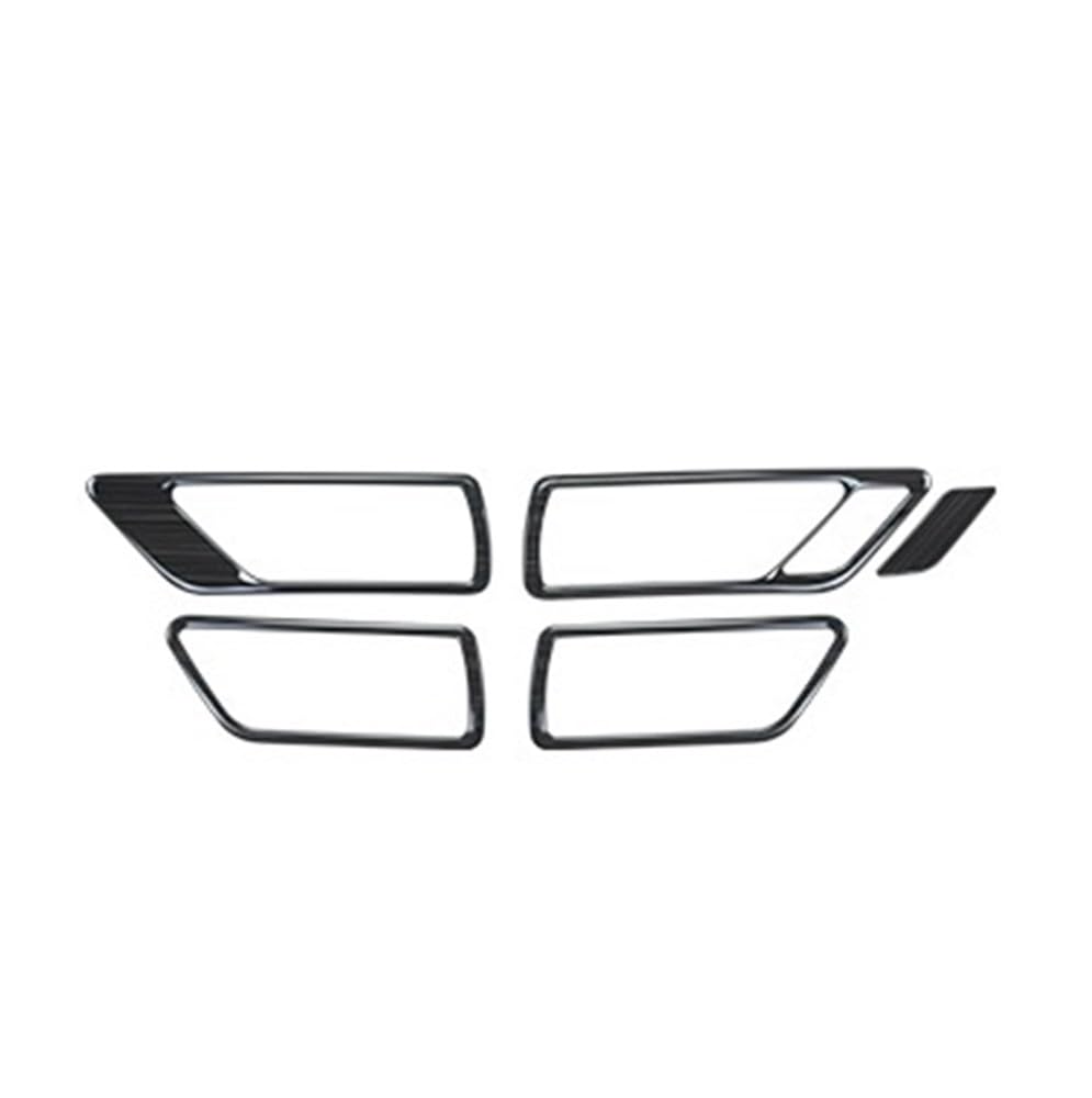 XRLHMP Kompatibel mit Toyota Land Cruiser 300 2021 2022 2023 2024. Innentürschalen-Patch LC300 J300. Innendekorationszubehör, verbessertes Tuning.(A Style Black LHD) von XRLHMP