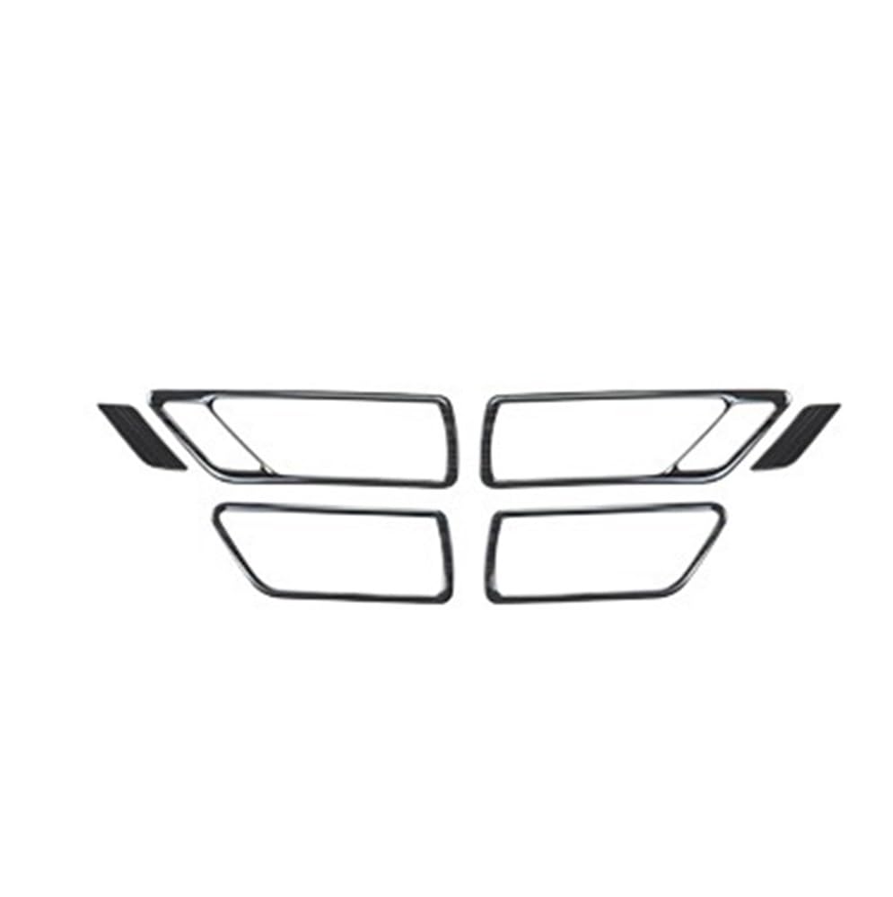 XRLHMP Kompatibel mit Toyota Land Cruiser 300 2021 2022 2023 2024. Innentürschalen-Patch LC300 J300. Innendekorationszubehör, verbessertes Tuning.(A Style Black RHD) von XRLHMP