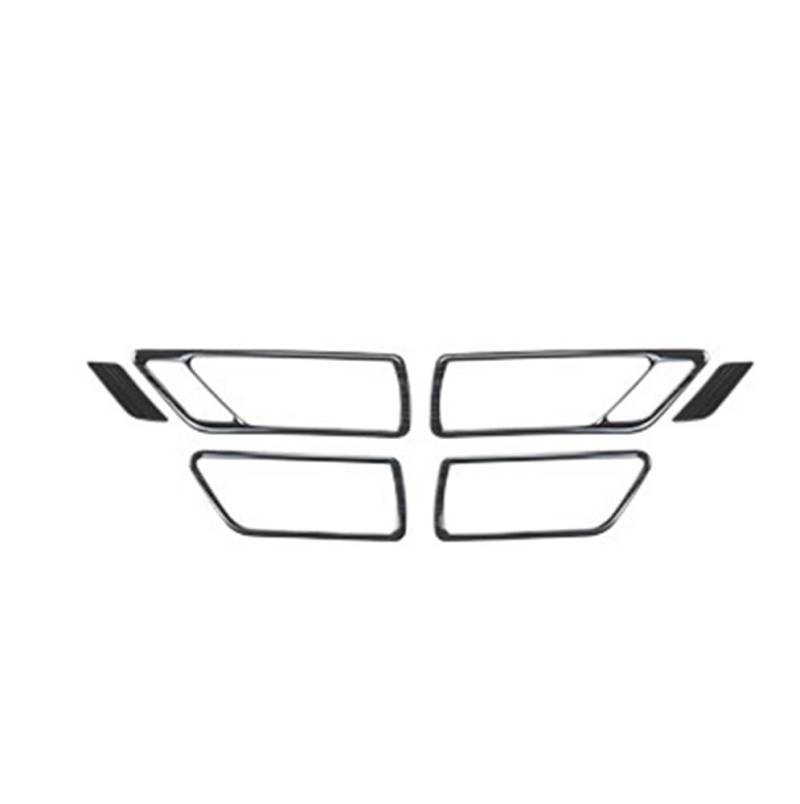XRLHMP Kompatibel mit Toyota Land Cruiser 300 2021 2022 2023 2024. Innentürschalen-Patch LC300 J300. Innendekorationszubehör, verbessertes Tuning.(A Style Black RHD) von XRLHMP