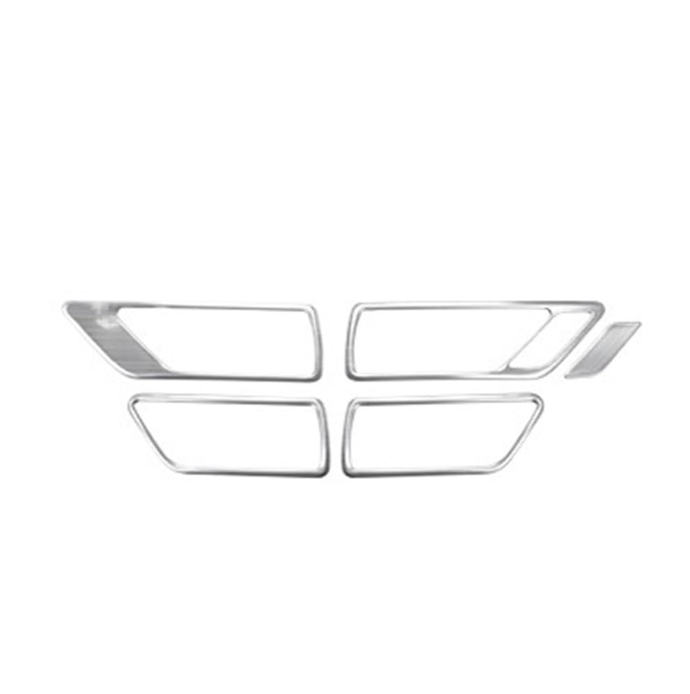 XRLHMP Kompatibel mit Toyota Land Cruiser 300 2021 2022 2023 2024. Innentürschalen-Patch LC300 J300. Innendekorationszubehör, verbessertes Tuning.(A Style Silvery LHD) von XRLHMP