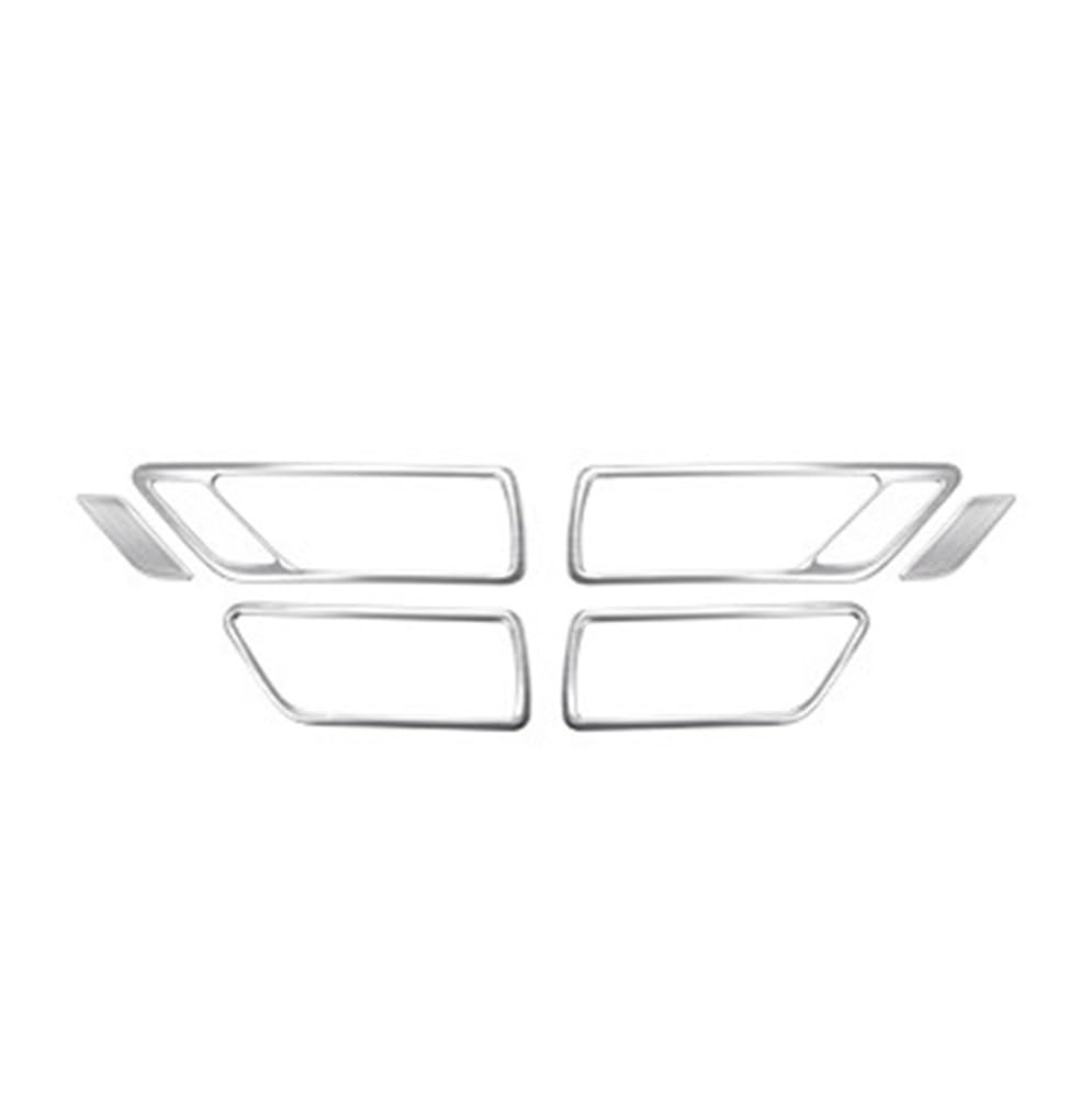 XRLHMP Kompatibel mit Toyota Land Cruiser 300 2021 2022 2023 2024. Innentürschalen-Patch LC300 J300. Innendekorationszubehör, verbessertes Tuning.(A Style Silvery RHD) von XRLHMP