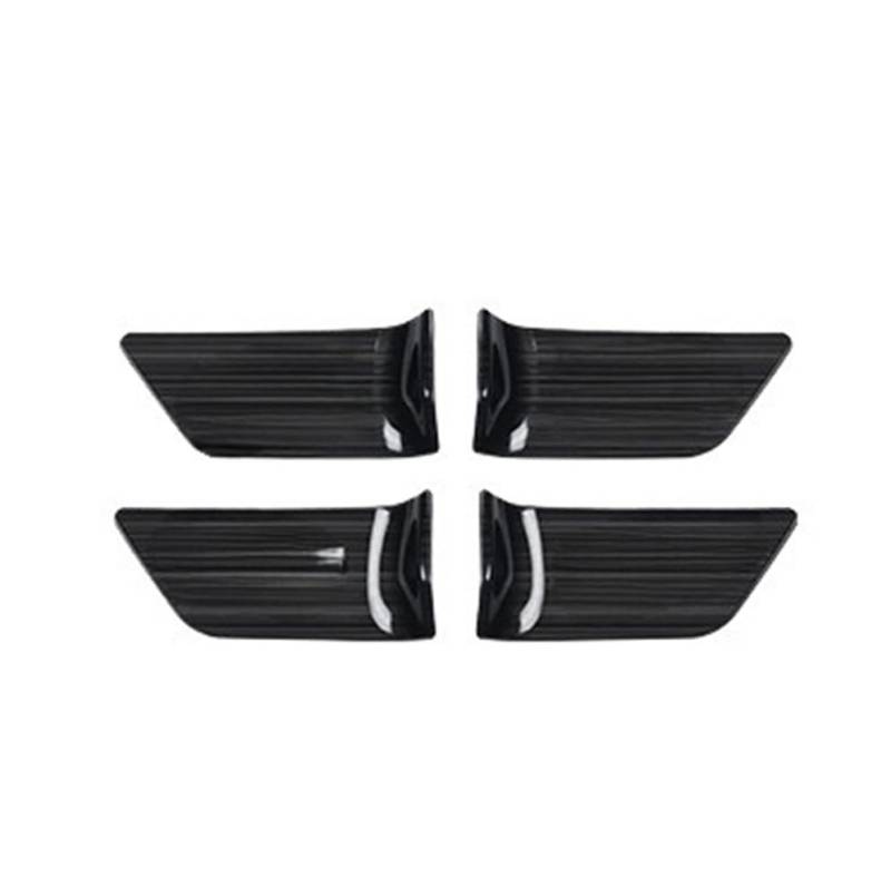 XRLHMP Kompatibel mit Toyota Land Cruiser 300 2021 2022 2023 2024. Innentürschalen-Patch LC300 J300. Innendekorationszubehör, verbessertes Tuning.(B Style Black LHD) von XRLHMP
