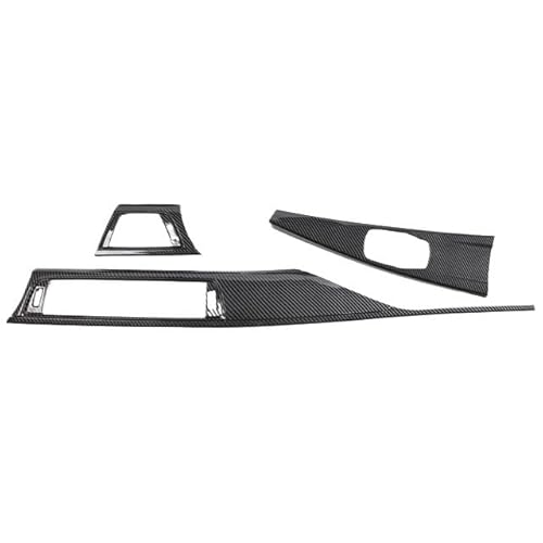 XRLHMP Kompatibel mit der BMW 3er 4er 3GT-Serie F30 F34 F36 F32. Zentralklimaanlage, Lüftungsschlitz, Innentürgriffe, dekorative Abdeckung.(Carbon Fiber 3pcs) von XRLHMP
