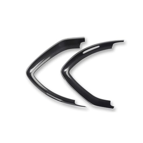 XRLHMP Komplettset Mittelkonsolenverkleidung Hupen Türgriffe Carbonfaser-Abdeckung Kompatibel mit Smart 451 Fortwo Innendekorationszubehör(L) von XRLHMP