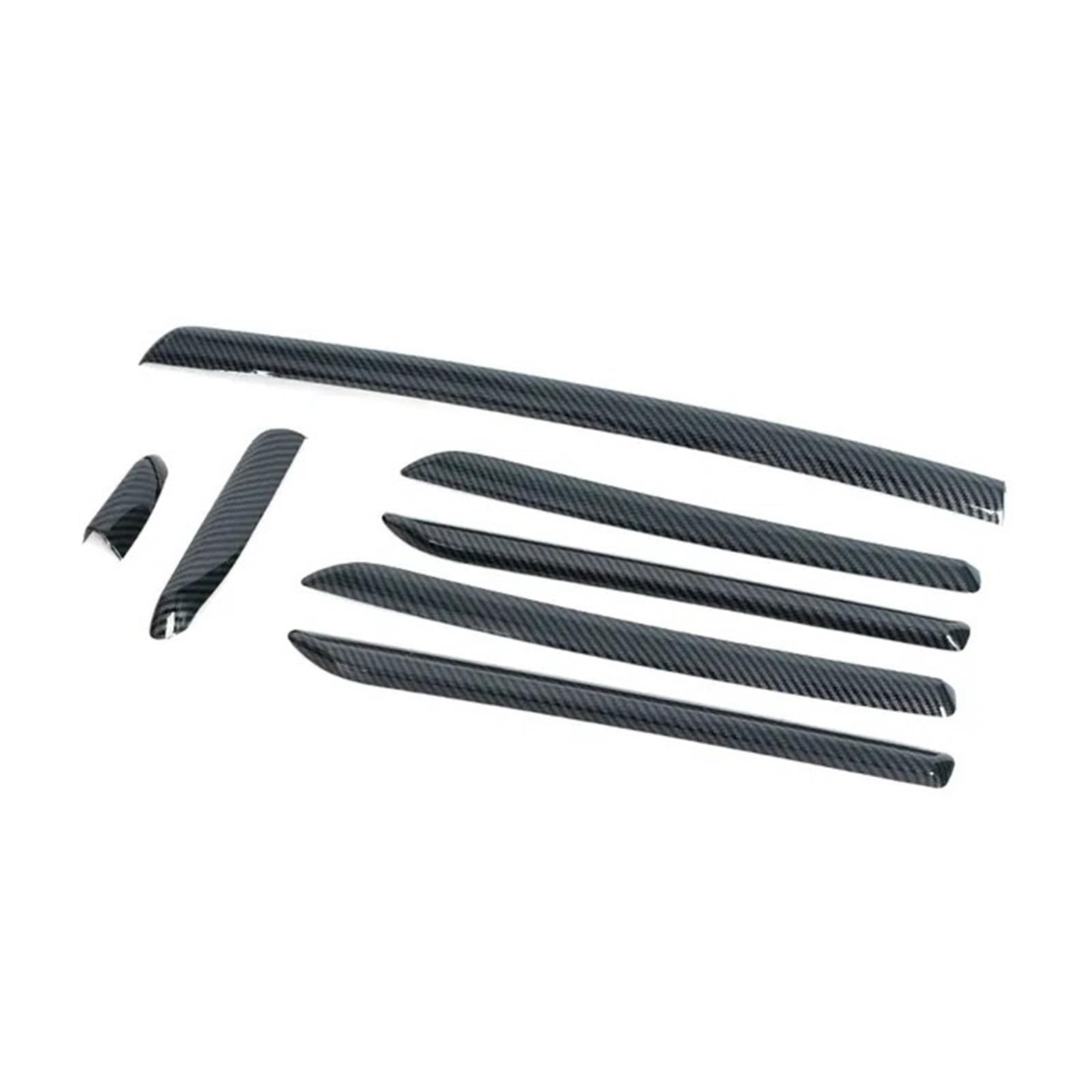 XRLHMP LHD-Innenleisten, Mittelkonsole, Armaturenbrett, Zierleisten, Dekorabdeckung, ABS-Kohlefaser-Stil, kompatibel for Audi A3 8V 2014–2018, S3 2017(A) von XRLHMP