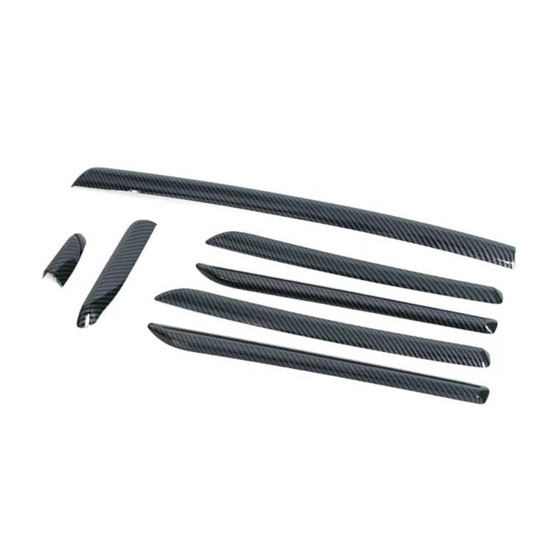 XRLHMP LHD-Innenleisten, Mittelkonsole, Armaturenbrett, Zierleisten, Dekorabdeckung, ABS-Kohlefaser-Stil, kompatibel for Audi A3 8V 2014–2018, S3 2017(A) von XRLHMP