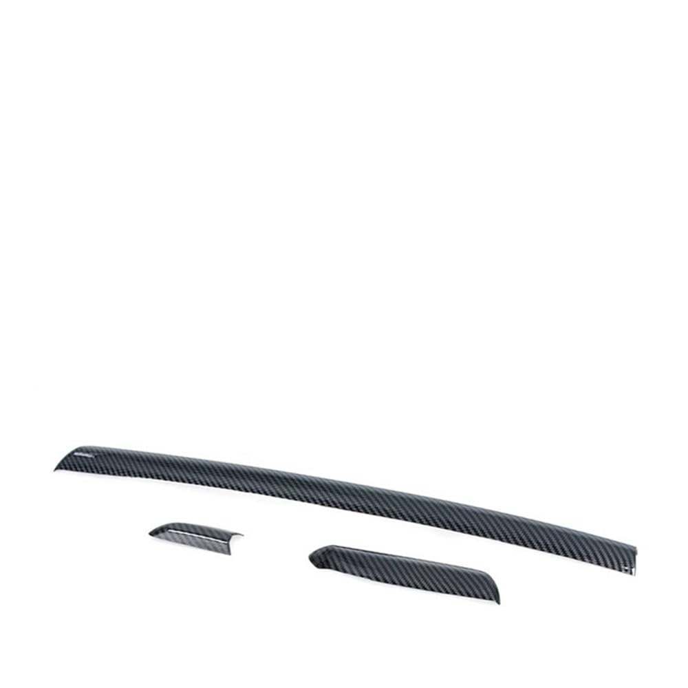 XRLHMP LHD-Innenleisten, Mittelkonsole, Armaturenbrett, Zierleisten, Dekorabdeckung, ABS-Kohlefaser-Stil, kompatibel for Audi A3 8V 2014–2018, S3 2017(A LHD) von XRLHMP