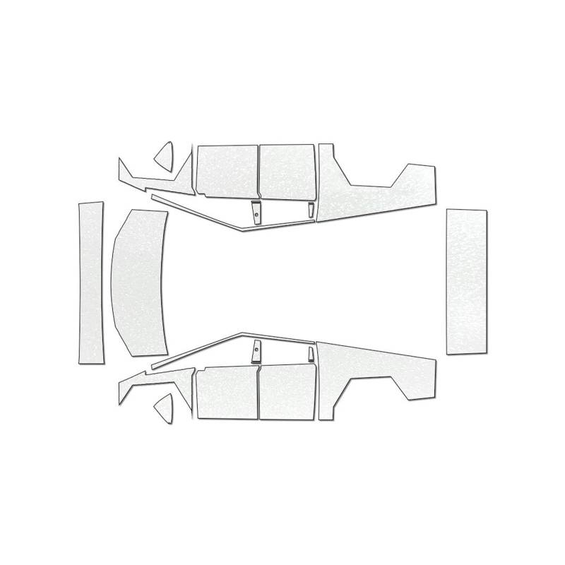 XRLHMP PFCC TPU-Autolackschutzfolie, kompatibel mit Tesla Model S 2016–2023, vorgeschnitten, Kratzfest, transparent, Ppf-Aufkleber-Set(28067,Model S 20) von XRLHMP