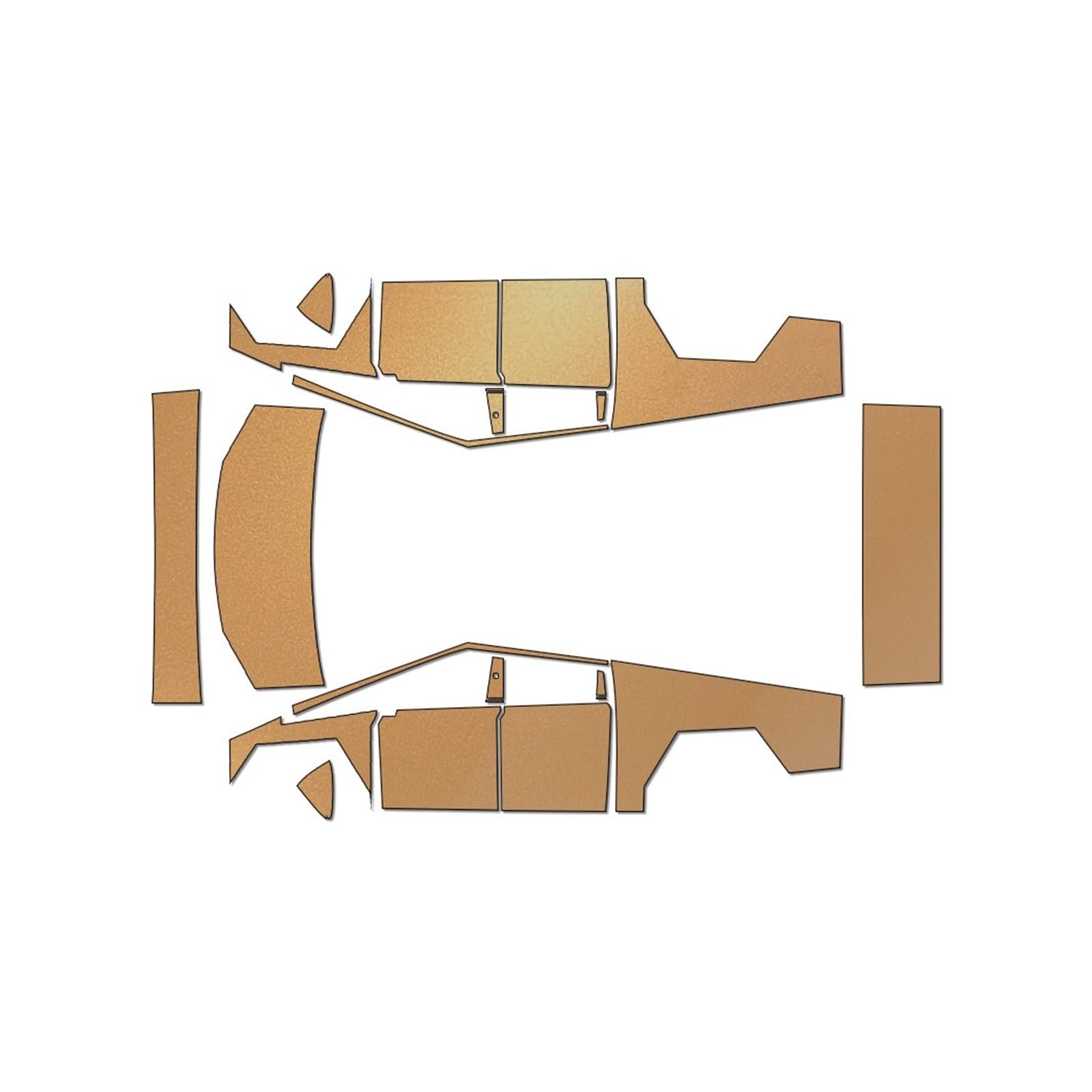 XRLHMP PFCC TPU-Autolackschutzfolie, kompatibel mit Tesla Model S 2016–2023, vorgeschnitten, Kratzfest, transparent, Ppf-Aufkleber-Set(281120,Model S 22-23) von XRLHMP