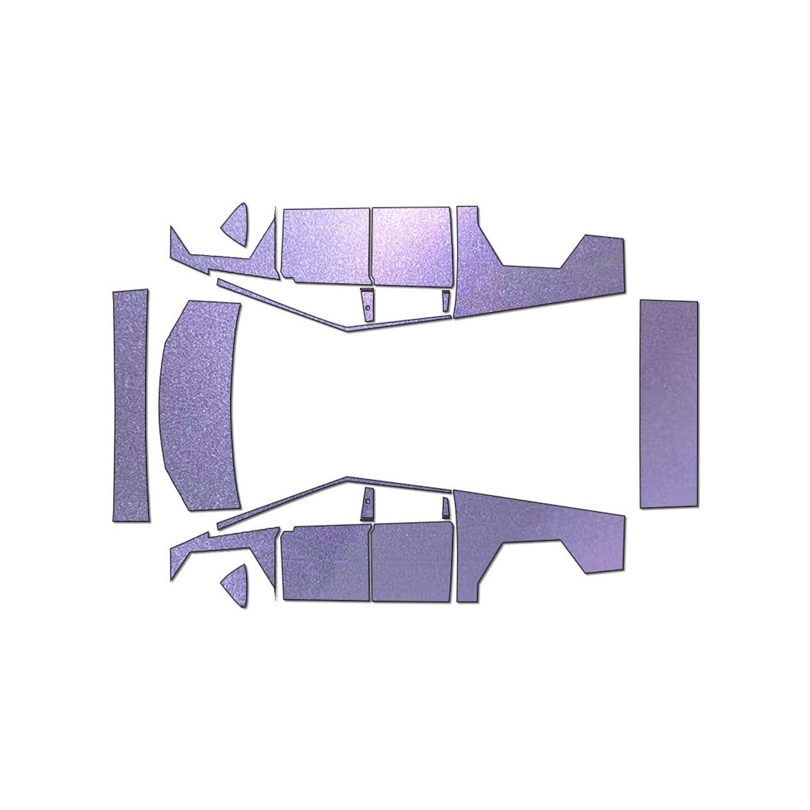 XRLHMP PFCC TPU-Autolackschutzfolie, kompatibel mit Tesla Model S 2016–2023, vorgeschnitten, Kratzfest, transparent, Ppf-Aufkleber-Set(281128,Model S 19) von XRLHMP