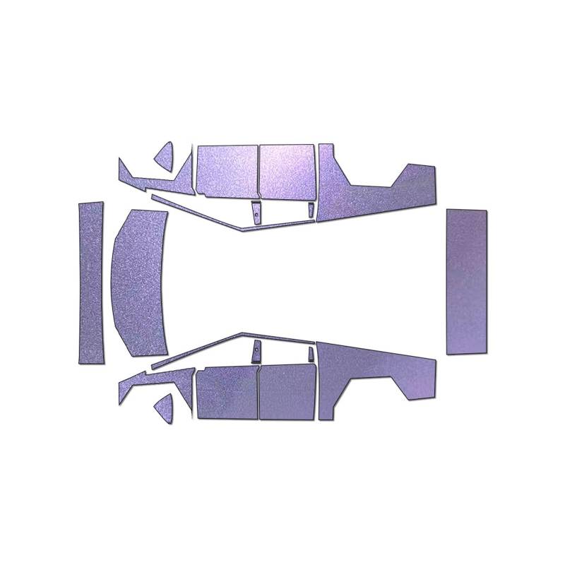 XRLHMP PFCC TPU-Autolackschutzfolie, kompatibel mit Tesla Model S 2016–2023, vorgeschnitten, Kratzfest, transparent, Ppf-Aufkleber-Set(281128,Model S 20) von XRLHMP