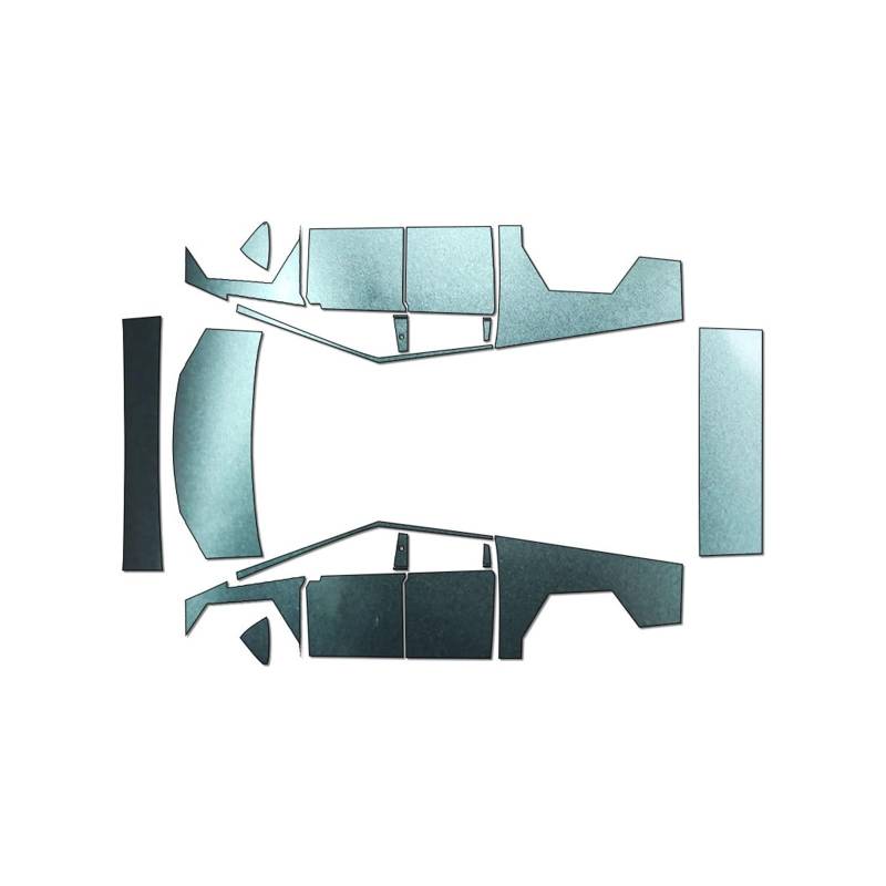 XRLHMP PFCC TPU-Autolackschutzfolie, kompatibel mit Tesla Model S 2016–2023, vorgeschnitten, Kratzfest, transparent, Ppf-Aufkleber-Set(281133,Model S 16) von XRLHMP