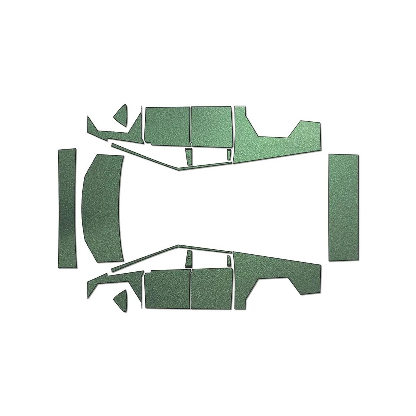 XRLHMP PFCC TPU-Autolackschutzfolie, kompatibel mit Tesla Model S 2016–2023, vorgeschnitten, Kratzfest, transparent, Ppf-Aufkleber-Set(281173,Model S 19) von XRLHMP