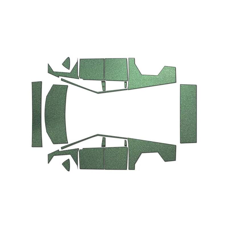XRLHMP PFCC TPU-Autolackschutzfolie, kompatibel mit Tesla Model S 2016–2023, vorgeschnitten, Kratzfest, transparent, Ppf-Aufkleber-Set(281173,Model S 19) von XRLHMP