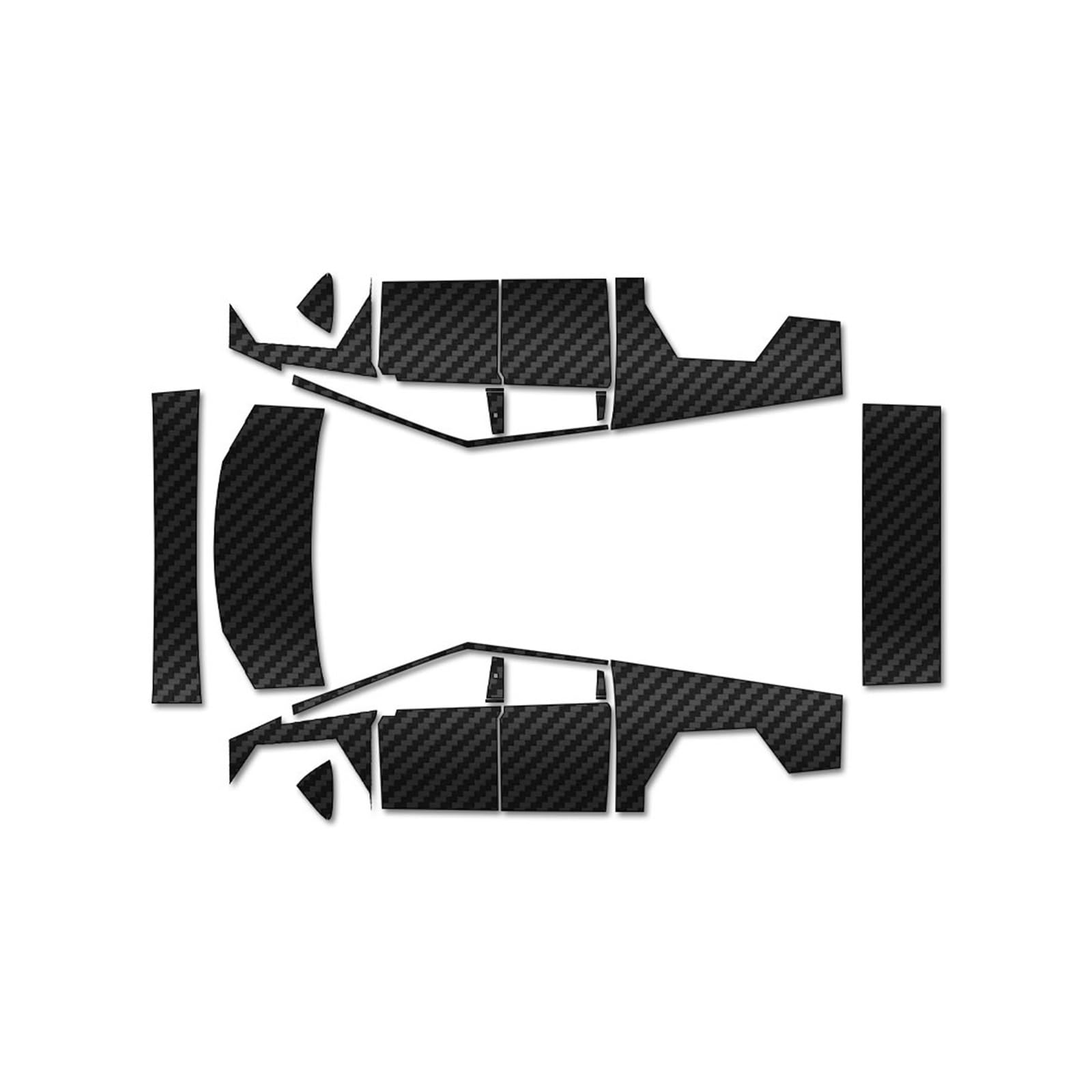 XRLHMP PFCC TPU-Autolackschutzfolie, kompatibel mit Tesla Model S 2016–2023, vorgeschnitten, Kratzfest, transparent, Ppf-Aufkleber-Set(CR-850,Model S 18) von XRLHMP