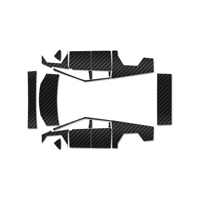 XRLHMP PFCC TPU-Autolackschutzfolie, kompatibel mit Tesla Model S 2016–2023, vorgeschnitten, Kratzfest, transparent, Ppf-Aufkleber-Set(CR-850,Model S 18) von XRLHMP