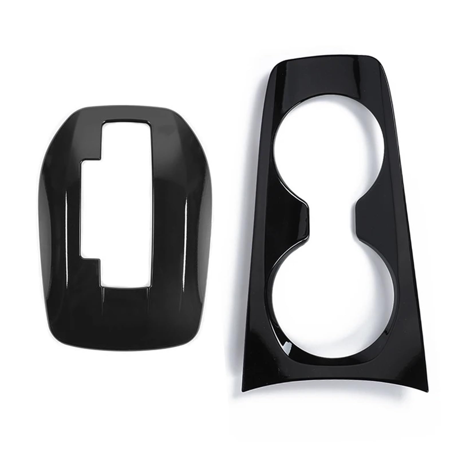XRLHMP SHINEKA ABS-Kohlefaser-Front-Getränkehalter-Schalthebel-Dekorationsabdeckungssatz for Chevrolet Camaro 2010–2015, Auto-Innenausstattung(X) von XRLHMP
