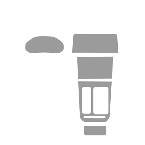 XRLHMP TPU-Getriebeverkleidungsfolie, Armaturenbrett-Schutzaufkleber, Innenraum, Kratzfest, Autozubehör, kompatibel mit Chery Tiggo 7 Pro 2020 2021 2022(A) von XRLHMP