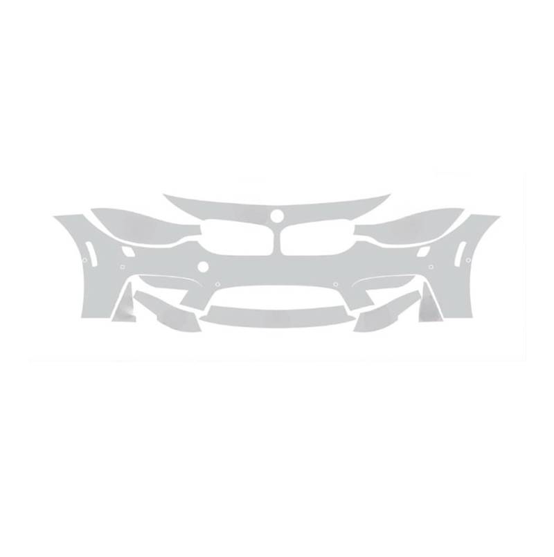XRLHMP Vorgeschnittener PPF-Lackschutz-TPU-Transparentfilm, kompatibel mit BMW M3 Sedan Cs F80 2014-2019, Karosserieaußenseite, kratzfester Aufkleber(Car Hood) von XRLHMP
