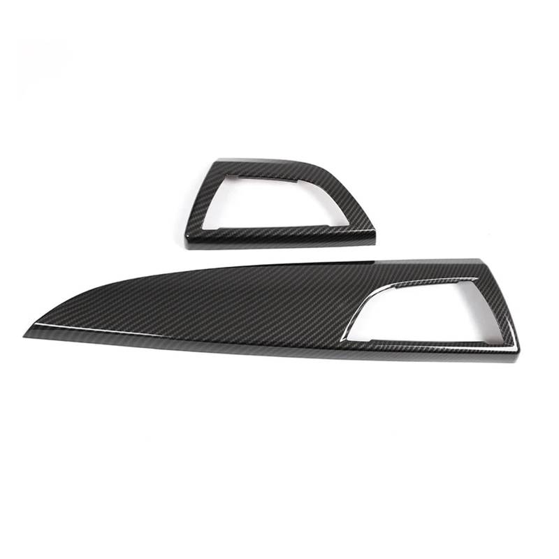 Auto Aufkleber 2 Stücke Armaturenbrett Panel Beifahrerseite Air Outlet Vent Abdeckung ABS Carbon Texture Trim Für 1 2 Serie F20 F21 F22 F23 2012-2017 Innenzubehör von XRUKGUO