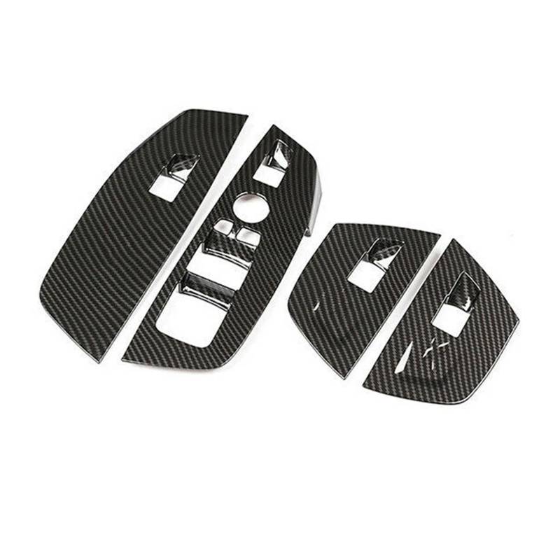 Auto Aufkleber 4 Stücke Auto Tür Fensterheber Control Switch Panel Abdeckung Trim Für X3 Für X4 G01 G02 2018 2019 2020 2021 Innenzubehör von XRUKGUO