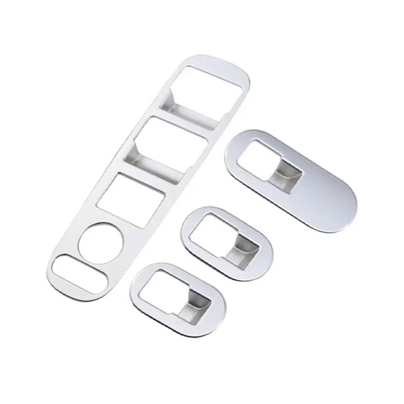 Auto Aufkleber 4Pcs Auto Fensterheber Taste Panel Aufkleber Für HRV Für HR-V Für Vezel 2014-2020 Dekoration Abdeckung Trim Innen Zubehör Innenzubehör(Abs Style) von XRUKGUO