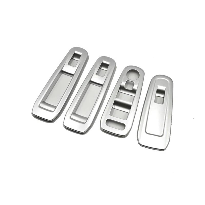 Auto Aufkleber ABS Fensterheber-Knopf-Schutzabdeckung, Chromverkleidung, Für Peugeot 308 T9 2014 2015 2016 2017 2018 SW, Autozubehör Innenzubehör von XRUKGUO