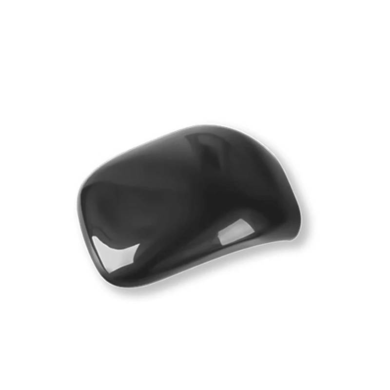 Auto Aufkleber Auto Carbon Fiber Center Control Armlehne Box Kopf Abdeckung Getriebe Kopf Abdeckung Trim Für Benz A Für Klasse W177 Für CLA C118 2019-2022 Innenzubehör(Bright Black) von XRUKGUO