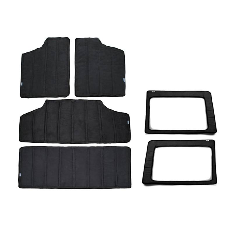Auto Aufkleber Auto Dach Wärmedämmung Abdeckung Hinten Fenster Baumwolle Innen Matte 4-Türer Für Jeep Für Wrangler JK 2011-2017 Innenzubehör von XRUKGUO