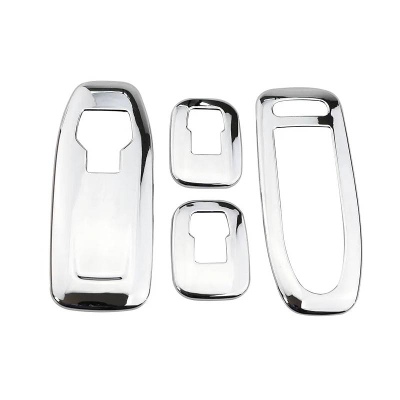 Auto Aufkleber Auto Fensterheber-Tastenfeld-Abdeckung Für Peugeot 2008 2014–2019 4 Stück Türarmlehnen-Ordnungsaufkleber, Styling, Innenzubehör Innenzubehör(Silber) von XRUKGUO