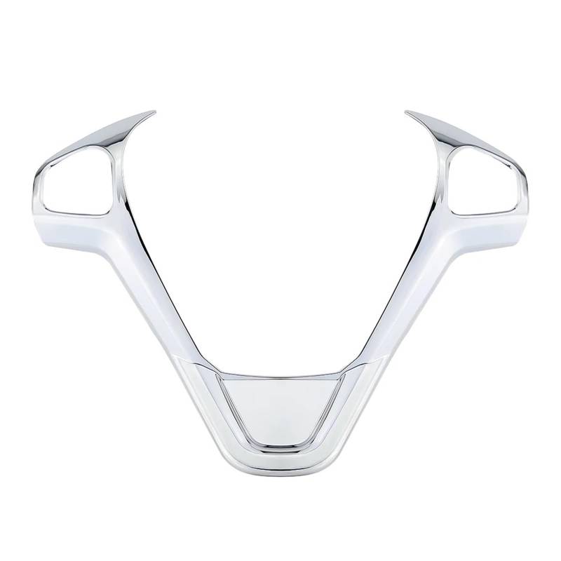 Auto Aufkleber Auto Lenkrad Abdeckung Pailletten Trim Aufkleber Für Ford Für Ecosport 2013-2017 for New for Fiesta MK7 2009-2017 Innen Zubehör Innenzubehör(2hole Glossy Silver) von XRUKGUO