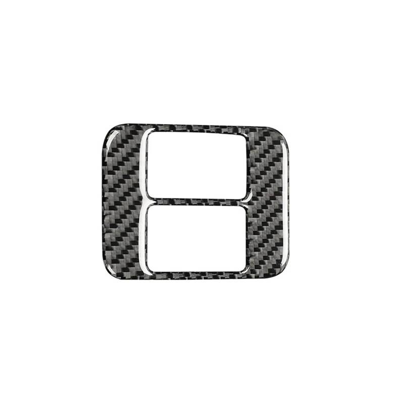Auto Aufkleber Auto Modifikation Carbon Faser Sitz Heizung Taste Auto Aufkleber Trim Abdeckung Für Subaru Für BRZ Auto Zubehör Innenzubehör(B Black) von XRUKGUO
