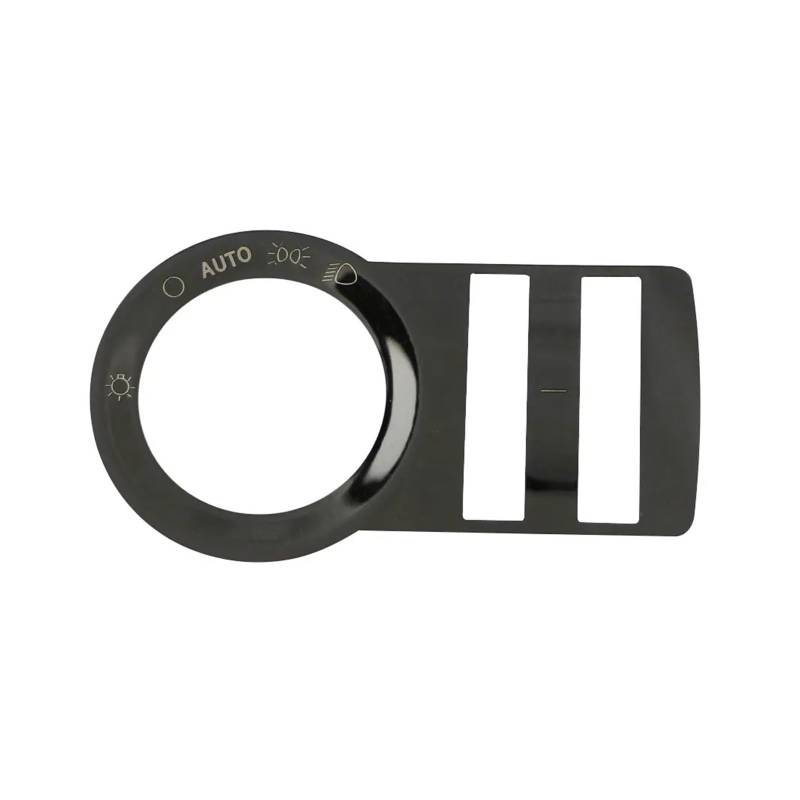 Auto Aufkleber Auto Scheinwerfer Schalter Abdeckung Aufkleber Für Chevrolet Für Cruze Für Limousine Fließheck 2009-2014 Edelstahl Kopf Lampe Trim Zubehör Innenzubehör(2 Hole Black) von XRUKGUO