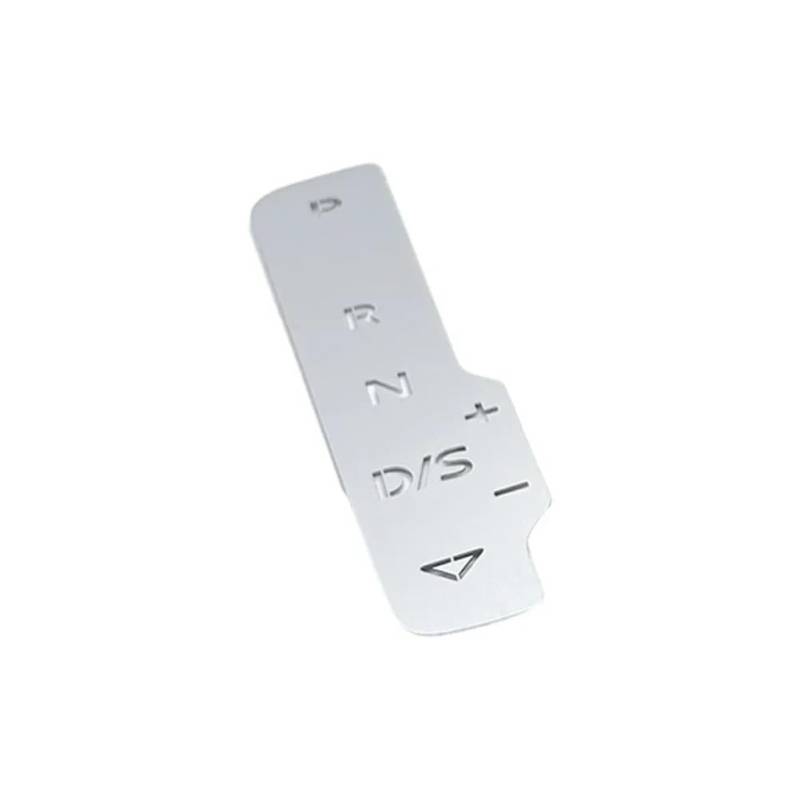 Auto Aufkleber Auto Styling Handbremse Shift Panel Taste Abdeckung Trim Aufkleber Für A3 8V 2013 2014 2015 2016 2017 2018 2019 Innen Aufkleber Innenzubehör(Gear Silver) von XRUKGUO