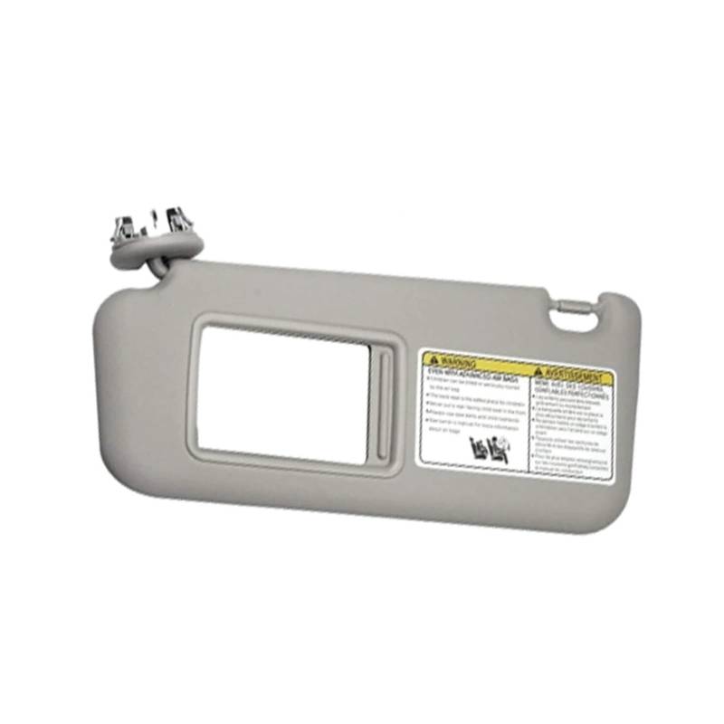 Auto Aufkleber Auto Vorne Sonnenblende Links Rechts Auto Sonnenschutz Mit Make-Up Spiegel Für Toyota Für RAV4 2006 2007 2008 2009 2010 2011 2012 2013 Innenzubehör(Gray Left) von XRUKGUO